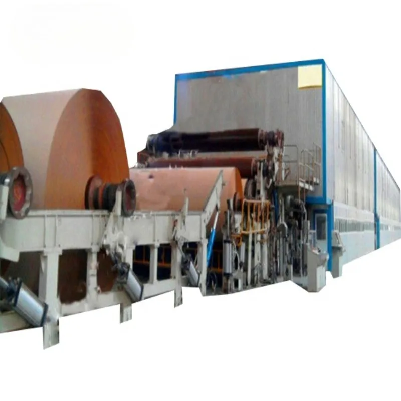 Large Production 2 Ply Corrugated Cardboard Production Line Corrugated Kraft Paper Making Machine