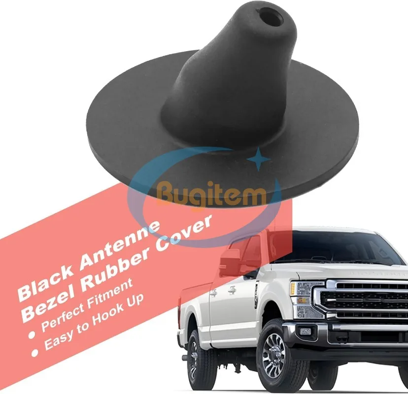 New Black Antenna Bezel Rubber Boot 7C3Z-18A927-A Fit For Ford 2008-2016 Ford F250 350 450 550 Super Duty 7C3Z18A927A