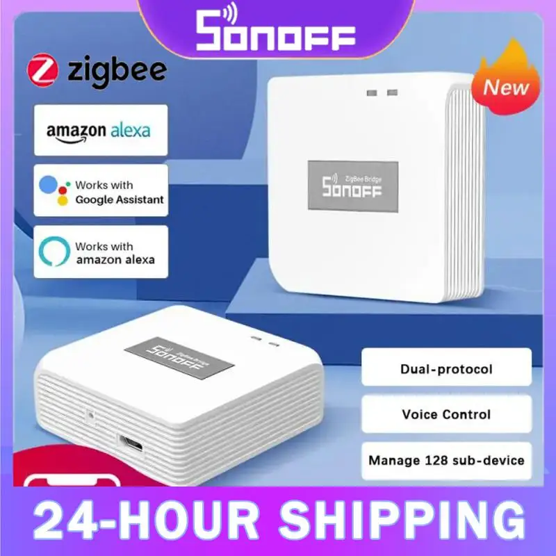 

SONOFF ZBBridge Pro Smart Zigbee Getaway Hub Zigbee Bridge Via eWeLink App Smart Home Works With Alexa Google Home ZigBee Sensor