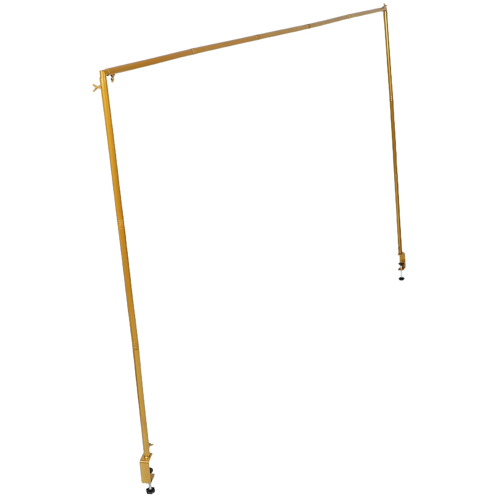 

Adjustable Clip Table Pole Stand Decorative Arch Frame Hanging Desk Organizer Storage Bag Holder Clamp on for Party