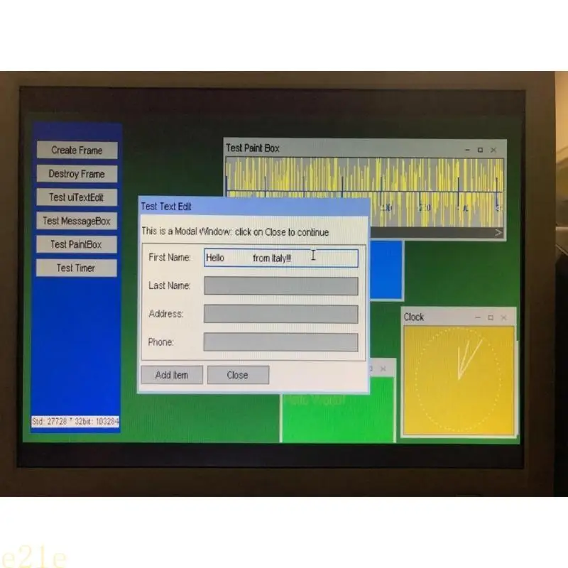 

E21E VGA32 VGA PSRAM Module V1.4 Controller PS/2 Mouse Keyboards Circuits Board Graphics Library Game VT Terminals
