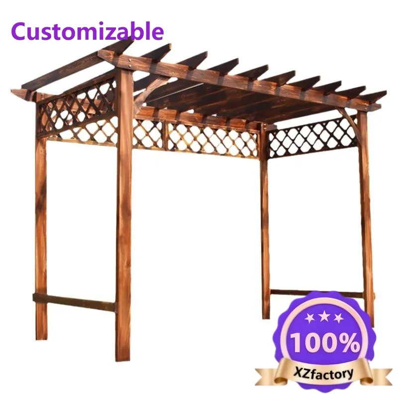 

Factory Direct 2026 Top RatedGrape stand Garden preservative wood climbing vine stand Outdoor pastoral assembly grid Balcony Out