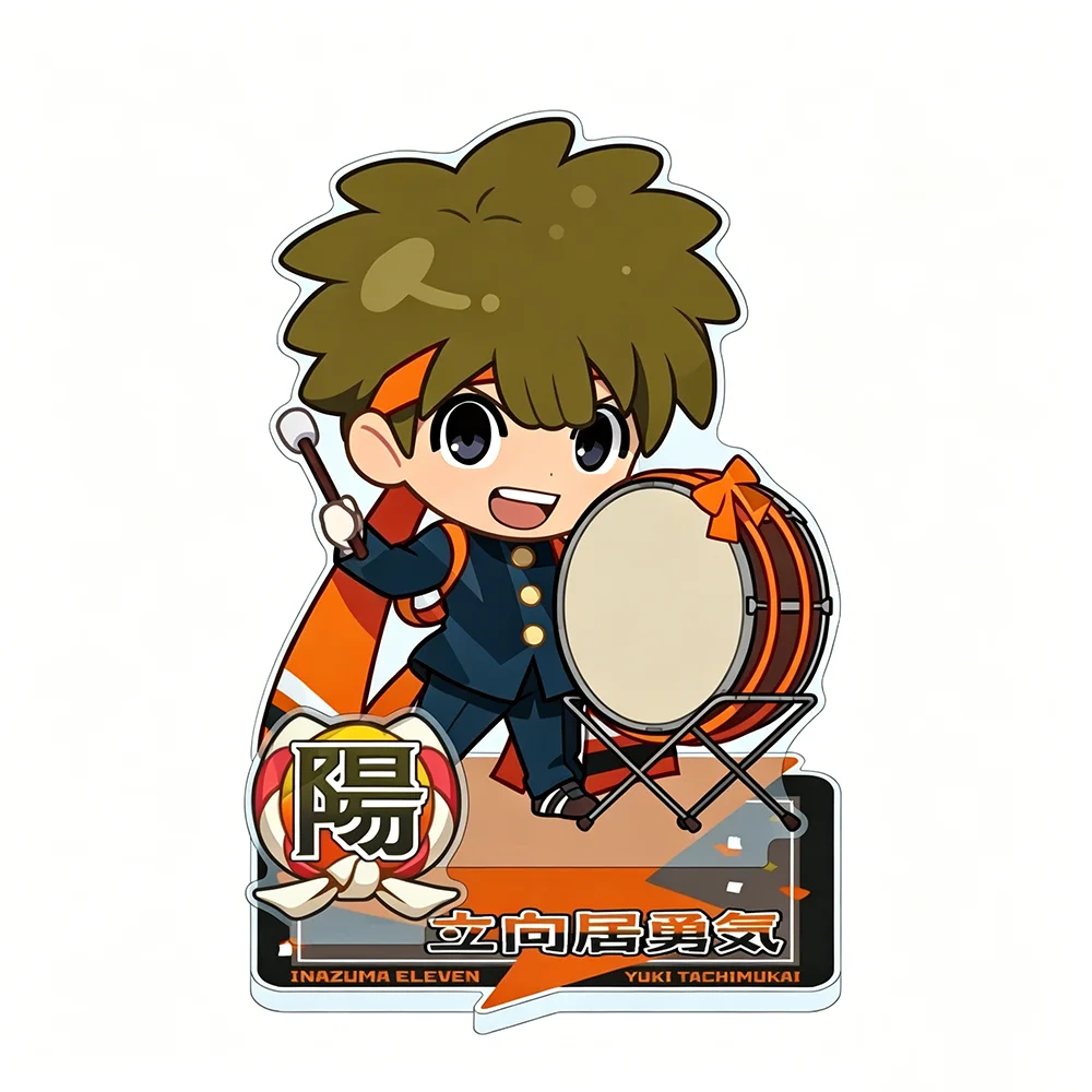 Anime Inazuma Eleven Acrylic Stand Keychain 2026 New Festival Drum Style Endou Mamoru Gouenji Kidou Kawaii Figure Decor