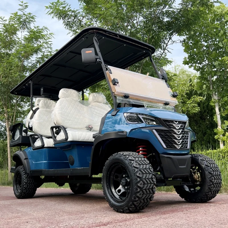 

2025 New Design Automotive Grade Core Parts Supplier Wholesale 4+2 Seater Electric Golf Cart China Supplier