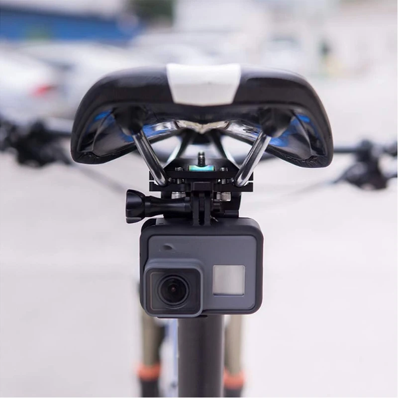 Bicicleta Seat Mount Saddle Rail para bicicleta, Sports Camera Acessórios, AKASO DJI OSMO Action 3 4 Insta360 X3, GoPro Hero 12, 11, 10, 9, 8, 7