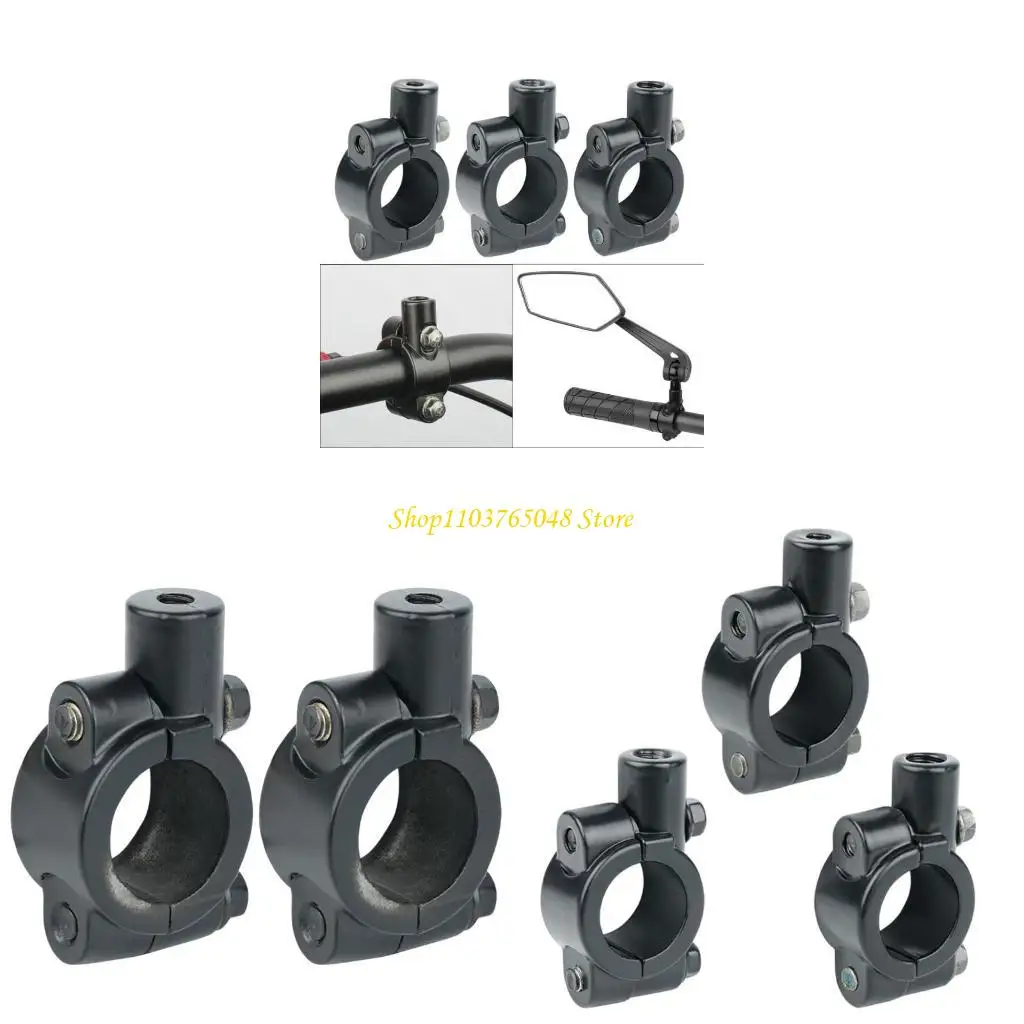 

R53E 2pack Motorcycle Mirrors Mount Holder Rear View Mirrors Brackets Base Adapter