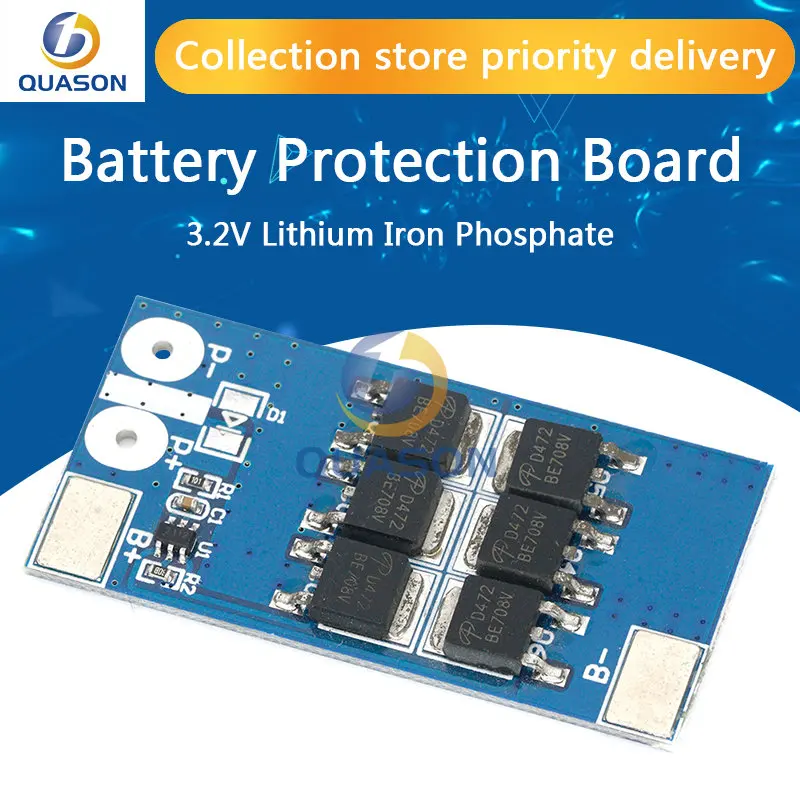 1S 3.2V 25A lifepo4 Lithium Iron Phosphate Battery Protection Board 1 Cell 3.6V anti-overcharge over-discharge protection module