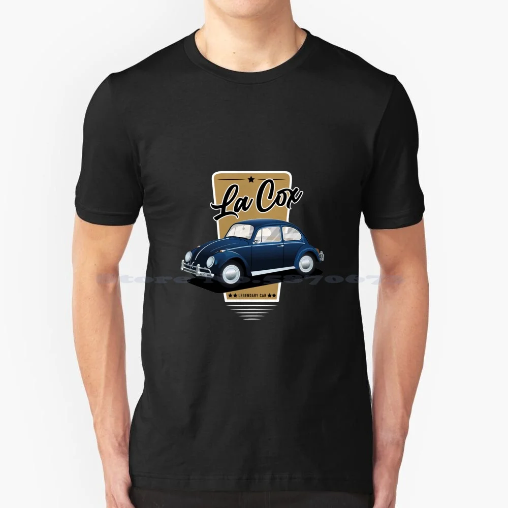 The Cox T Shirt 100% Cotton Tee Cox Car Retro Mythical Legendary Chromium