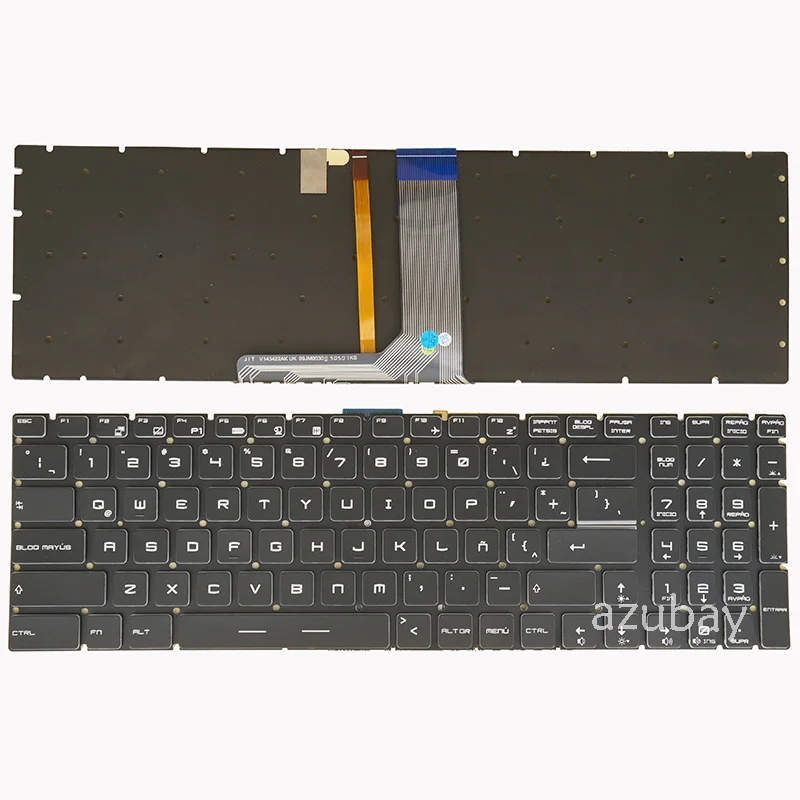 Keyboard For MSI GT73EVR GT73VR WE62 WE72 WS60, WS63VR WS72 WT72 WT73VR MS-16H2 RGB Backlit LAS Spanish Portuguese Italian Japan
