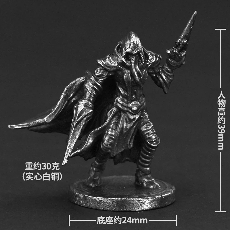 Figurinhas em Miniatura de Metal para Desktop Decor, Peças de Xadrez, Universo Católico Cometa, Guerreiro do Espaço Sideral, Coleção Toy Figures