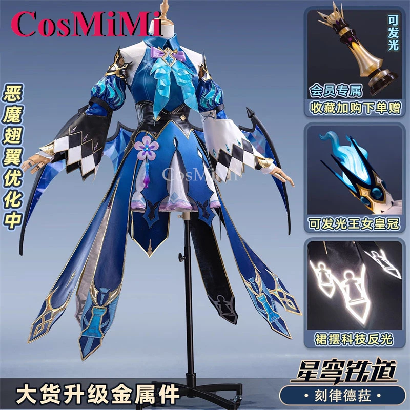 

CosMiMi Game Honkai: Star Rail Cerydra Cosplay Costumes Sweet Fashion Uniform Dress Women Carnival Party Role Play Clothing New