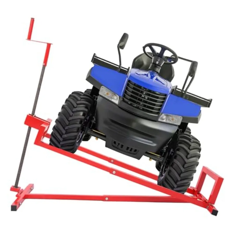 

Lawn Mower Lift Jack 882lbs Universal Fit for Ride on Lawn Mowers Garden Tractors Adjustable Telescopic Maintenance Jack Liftin