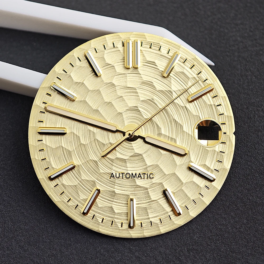 NH35 Dial 28.5mm Watch Dial Watch Green Luminous Dial Custom Logo Dial for NH35/36 Movement Watch Accessories