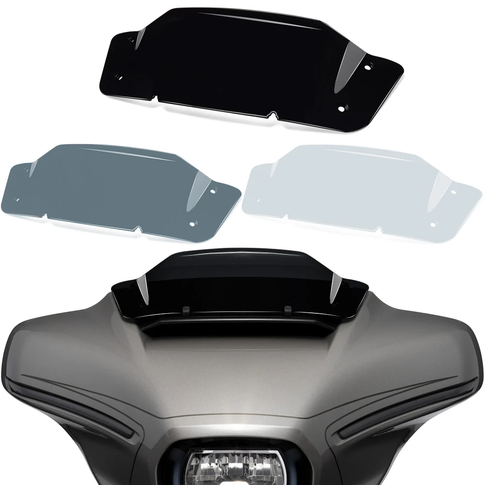 

5'' Motorcycle Windshield Accessories Windscreens Wind Deflectors For Harley Touring CVO Street Glide FLHXSE FLHX 2023 2024 2025