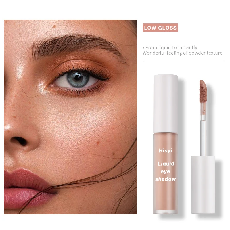 HISYI ミスト マット リキッド アイシャドウ ウォータープルーフ、素朴な色調を明るく、自然な輪郭、ブラッシュ、ベルベット モノクローム アイシャドウ