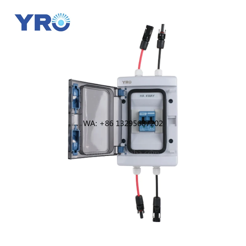 

Outdoor 32A DC Control Switch Waterproof Circuit Breaker Photovoltaic Isolation Connector Distribution Box 63A Current