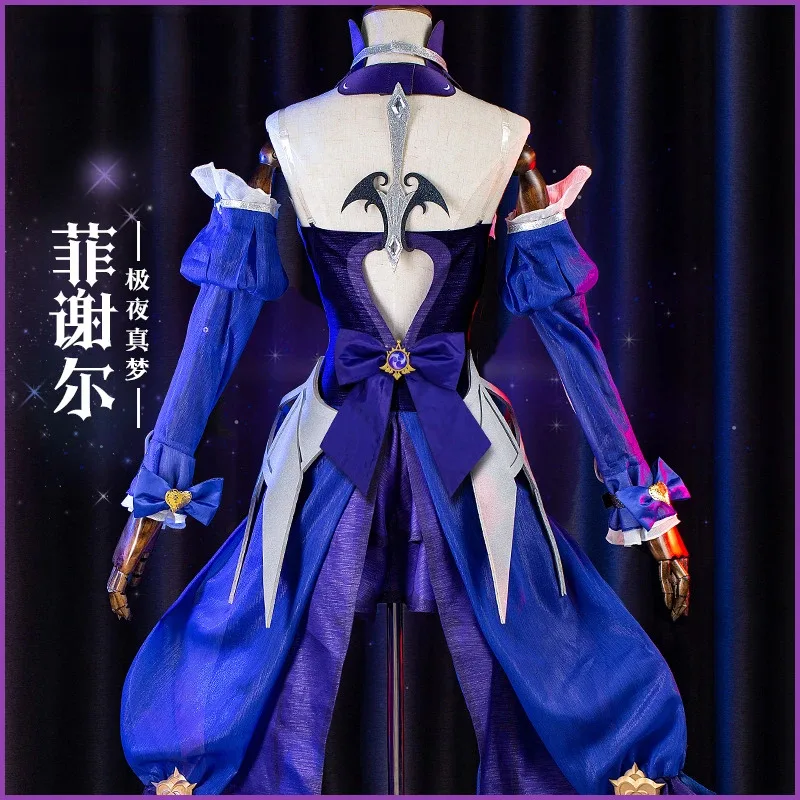 Game Genshin Impact Cosplay Fischl Cosplay Halloween Wig Costume New Skin Women Lolita Fancy Dress Girl Dress Cosplay Anime