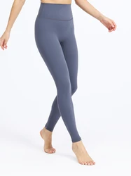 Nepoagym-mallas de Yoga de 28 pulgadas para mujer, Pantalones de Yoga sin costura frontal, mallas suaves para gimnasio, mallas deportivas