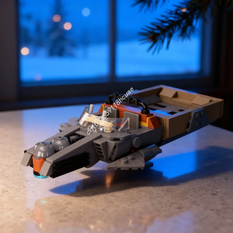 

Конструктор MOC LCH Cargo Landspeeder (396 деталей), модель для сборки, игрушка, идея для подарка на Рождество, развивающий конструктор