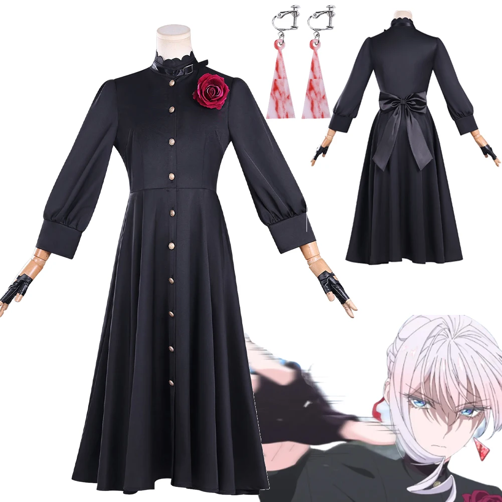 

Scarlet El Vandimion Anime May I Ask for One Final Thing Cosplay Costume Women Disguise Roleplay Fantasia Dress Halloween Suit