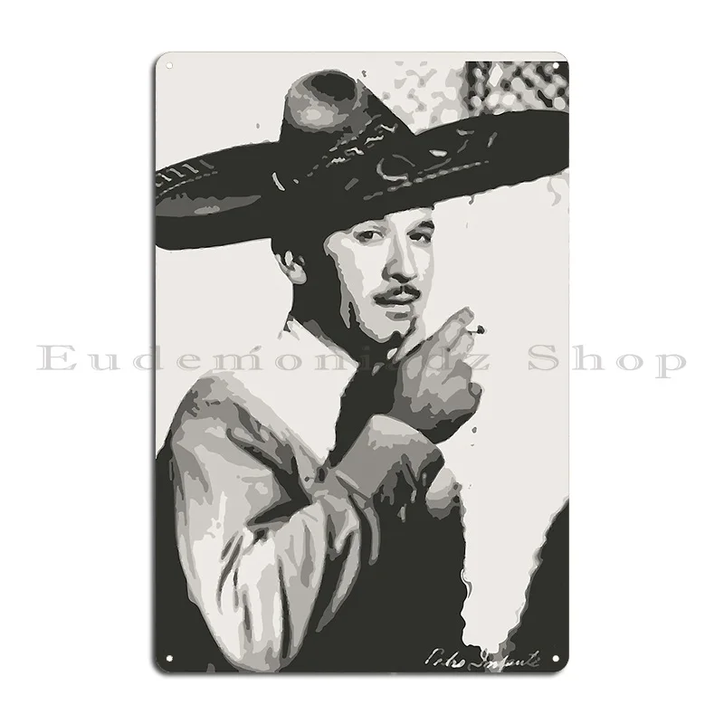 Pedro Infante Metal Plaque Custom Cave Club Party Pub Retro Tin Sign Poster