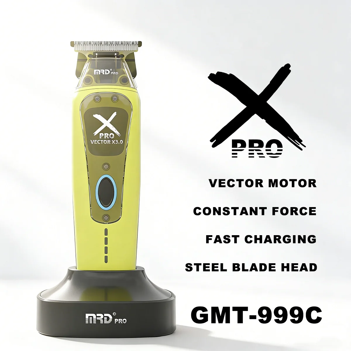 

MRD GMT-999 CMOREDA Molda Новейшая серия 3.0 с векторным двигателем 8000-13000 об/мин King Xpro: Триммер-машинка для стрижки волос и финишный триммер