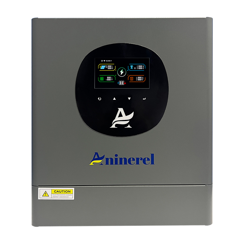  Aninerel 4.2KW Inverter 25.6 100AH LiFePO4 battery 6000 cycles 2560Wh capacity outdoor Solar portable battery Built-in Bluetooth 