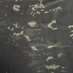 Polyester Cotton Multicam Black Camouflage Fabric TC MCBK Cloth Tactical Uniform Camo Suits DIY Cloth