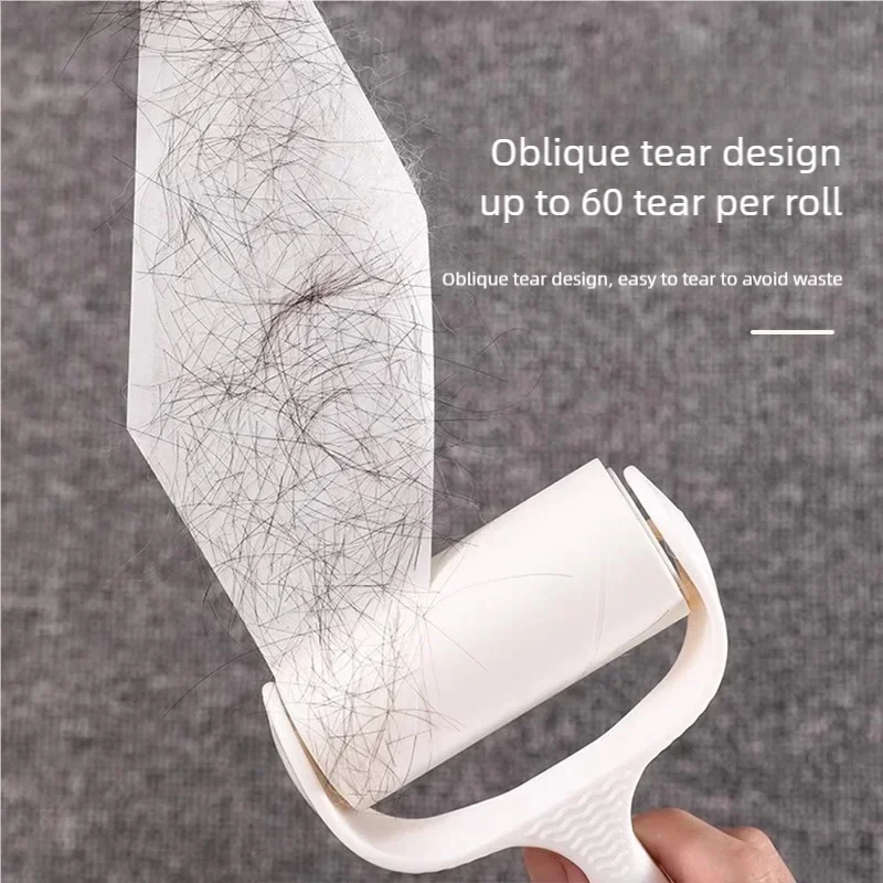 Multi Use Sticky Paper Lint Remover Roller Efficient Pet Hair Dust Remover Removable Design Cleaning Brush For Clothing Sofa Hom