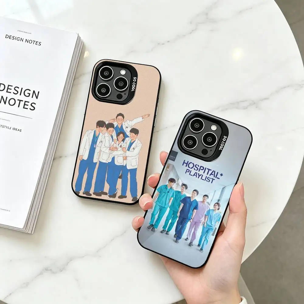 H-Hospital Playlist TV Show Phone Case For iPhone 17,16,15,14,13,12,11 Plus,Pro Max,XS,Colorful Silver Phone case Funda Cover