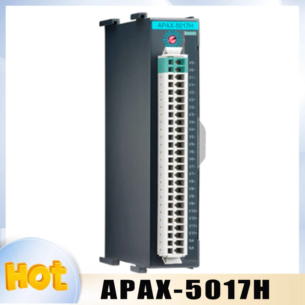 

Для Advantech 35 В постоянного тока, защита от перенапряжения, 12-канальный высокоскоростной аналоговый входной модуль APAX-5017H