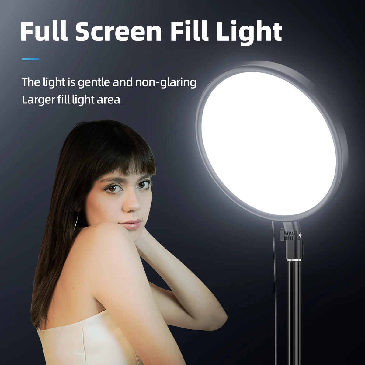 Wholesale 13 Inch Full Screen Fill Light with Remote Photography Light with Tripod Makeup Light for Professional for Live Stream