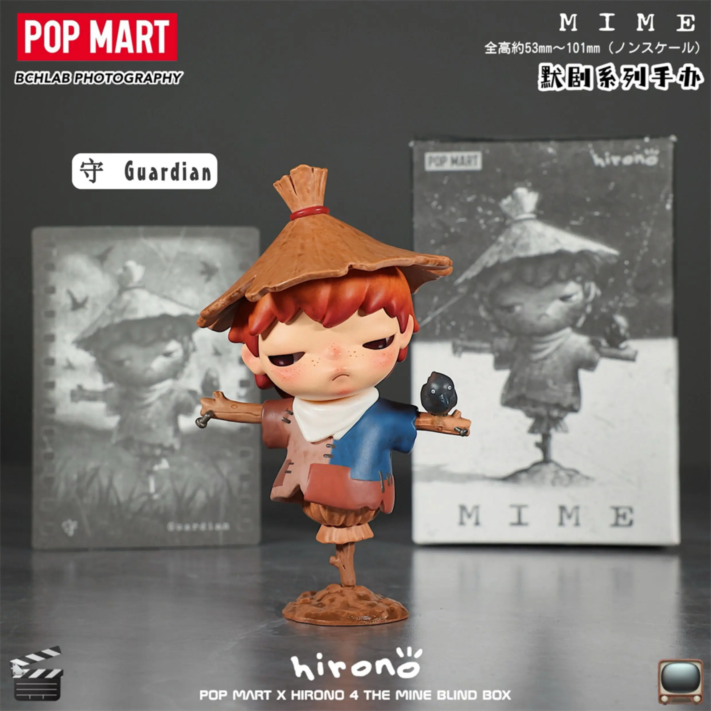 Original popmart hirono mime série ono 4.0 caixa cega brinquedo da
