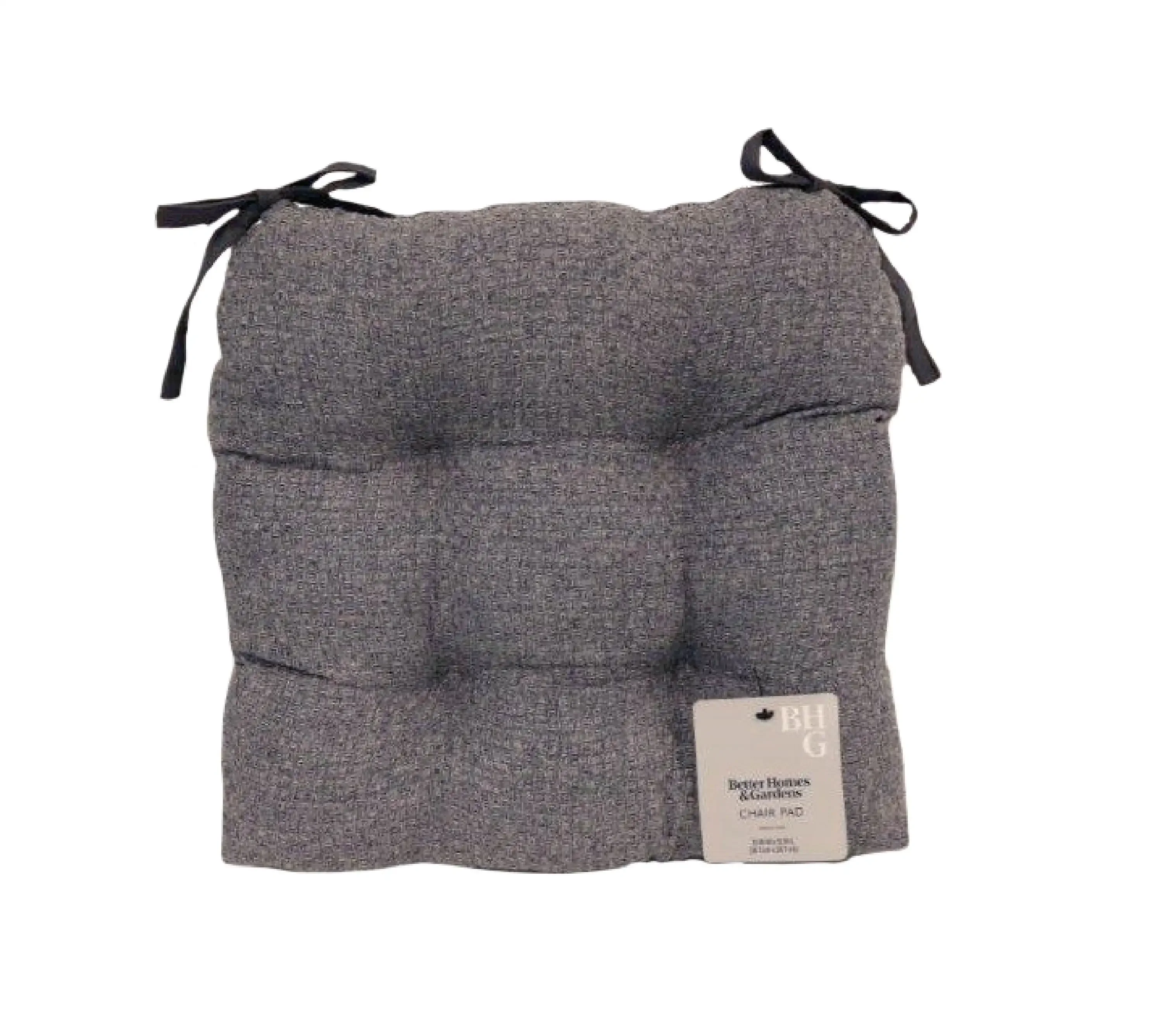 Cojín de Silla de Espuma Viscoelástica Triturada, 16" x 14,5", Franela Gris, Individuell