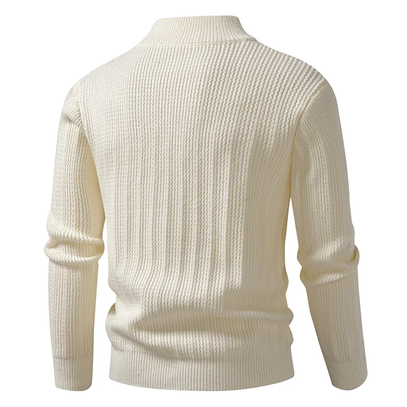 

New Men's Thick Warm Fashion Long Sleeved Casual Pullover Knitted Sweater Men