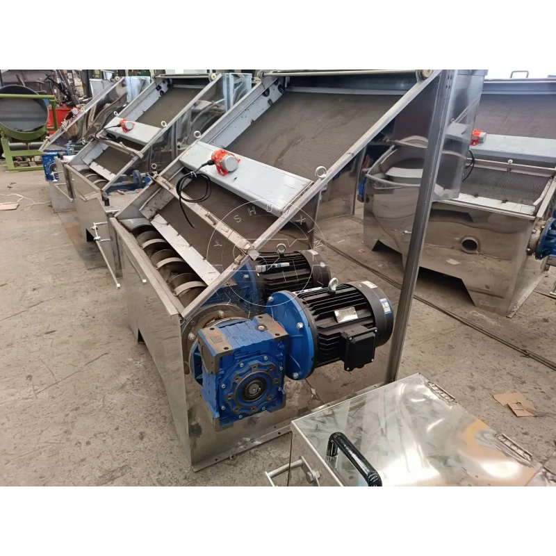 Agricultural Inclined Screen Solid Separator Animal Fertilizer Dehydrator With High Efficiency