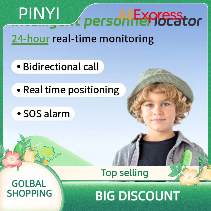Мини-умный GPS-трекер, беспроводная электронная сигнализация для пожилых людей и детей, анти-потерянный локатор SOS 4G BDS WIFI LBS IOS Android PC