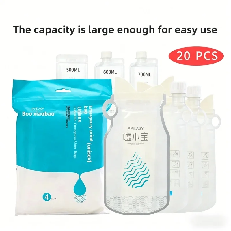 

Outdoor Emergency Convenience Bag Portable Toilet Urinal Car Urination Artifact Unisex Urine Bag Self-driving Trave