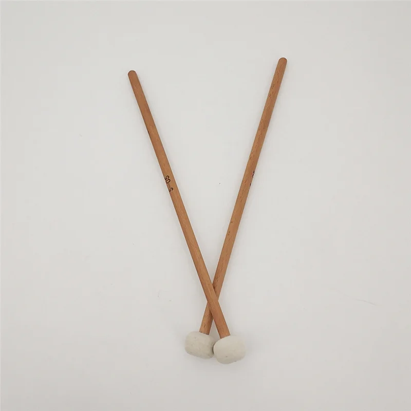 Percussion Accessories S-05 White Felt Head Timpani Wooden Timpani Hammer Marching Drum Drum Stick Snare Drum Drumstick