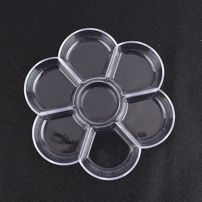 يمكن إعادة استخدام لوحة اللوحة متعددة الأشكال وصينية الطلاء ولوحة الألوان والألوان المائية وصندوق لوحة الرسم الزيتي