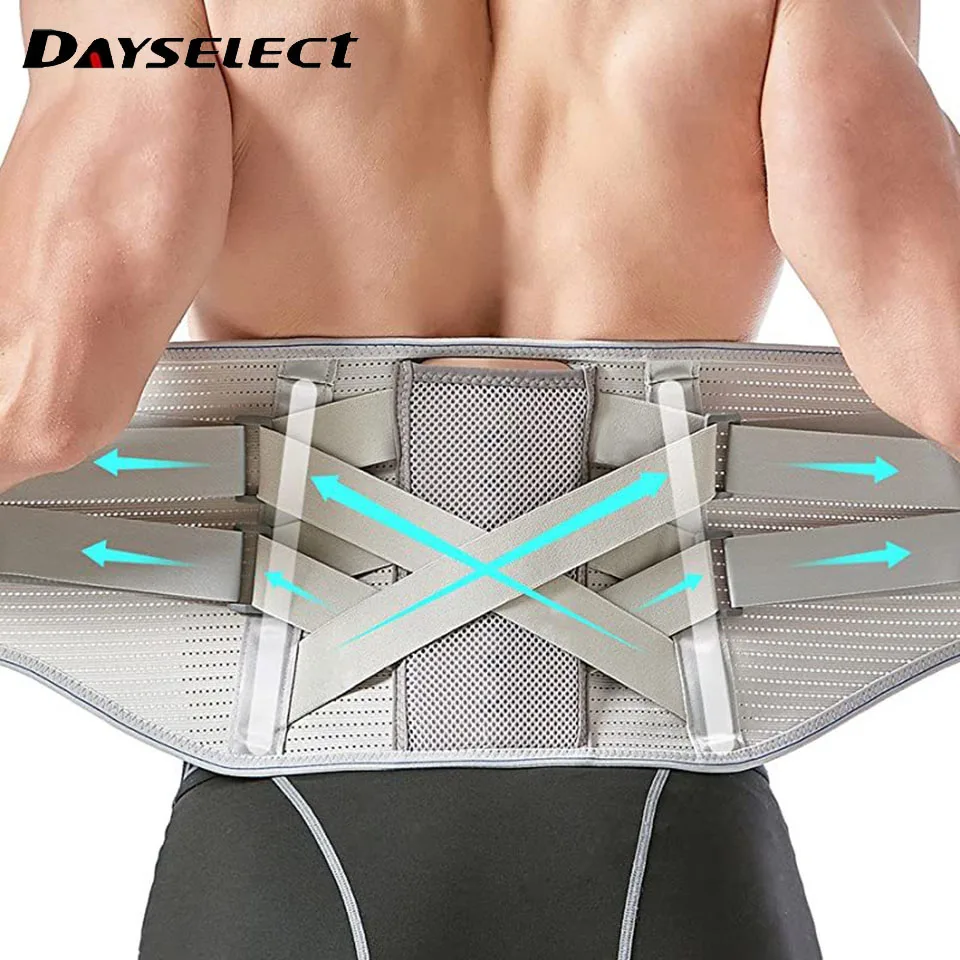 Lower Back Brace Pain Relief Lumbar Back Support Belt for Women Men Waist Support Herniated Disc Sciatica with Removable Stays