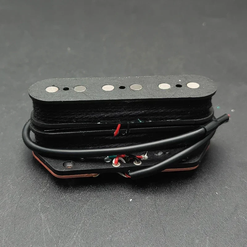 

TL Humbucker Bridge Pickup Dual Layer Dual Coil Alnico 5 Pickup 6 String Open Styple Fiber Bobbin Magnet Black