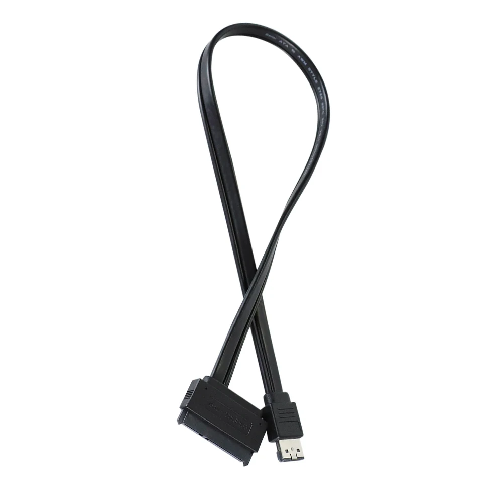 2026 New 50CM 5V ESATA to SATA7+15 Pin Hard Disk Data Cable ESATA USB to Sata 22Pin Connection Adpter Cable