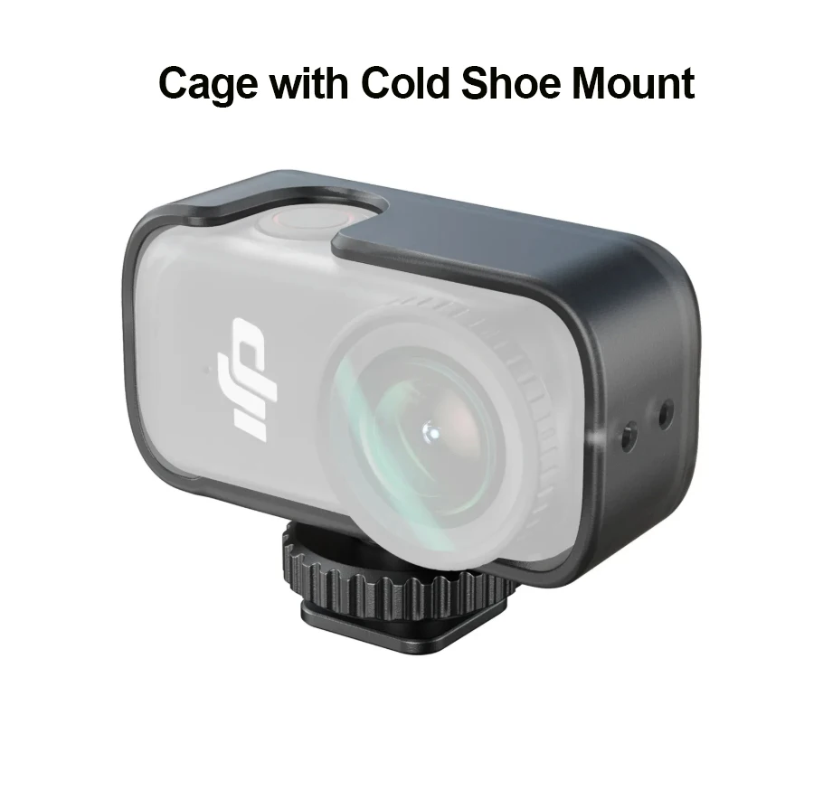 SmallRig actiecamerakit voor de DJI Osmo Nano, met Arca-Swiss bevestigingsbeugel/behuizing, inclusief een extra bevestiging voor een cold shoe, een adapter voor een selfie-stick en een nekband.