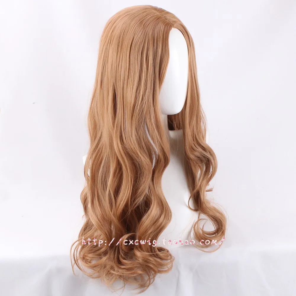 Wanda Django Maximoff Scarlet Witch Wigs Cosplay 65cm Wavy Long Synthetic Hair