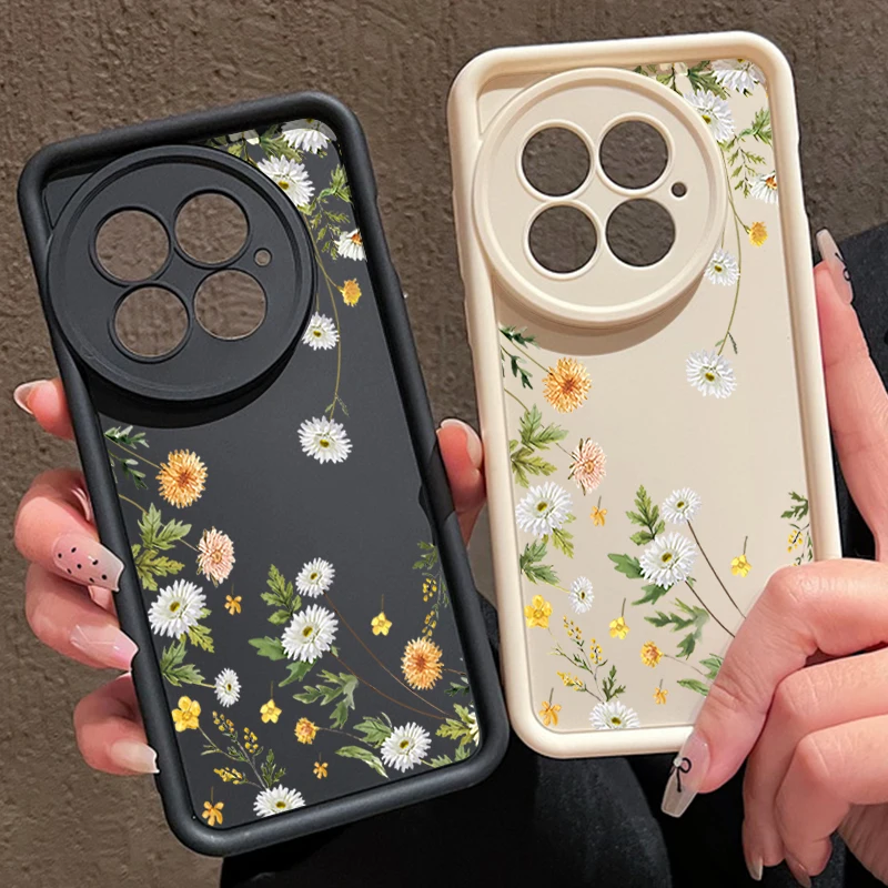 Coque souple en TPU à motif de petite fleur pour OnePlus 13T 13R 12R 11R 13 12 5G, housse de téléphone antichoc en Silicone pour OnePlus Ace 5 3 2