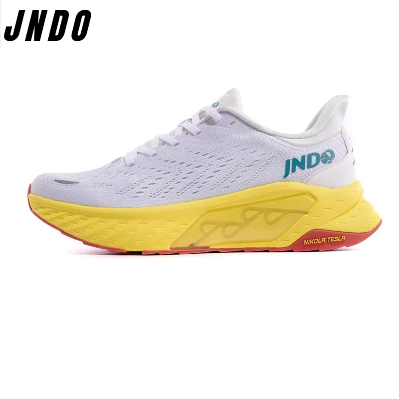 

JNDO 2026 SUMMER White Road Running Shoes for Men Cushion Outdoor Sport Shoes Male Trainers Summer Jogging Shoes Women Footwear