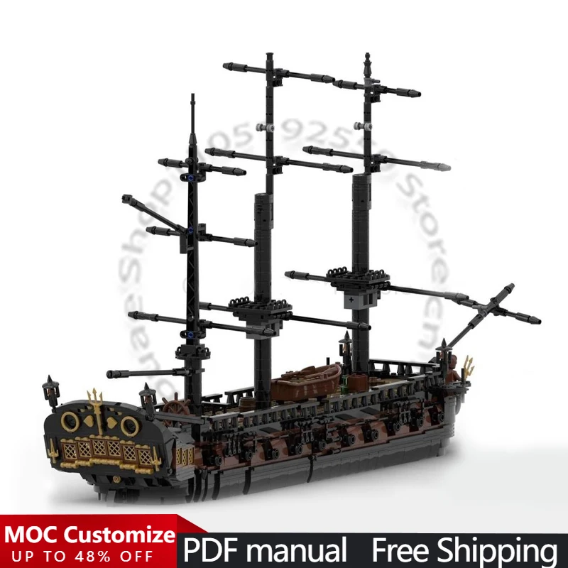 

3172 детали, серия War, пиратский корабль MOC, модульный конструктор, развивающая модель, технология DIY, праздничный подарок, игрушка