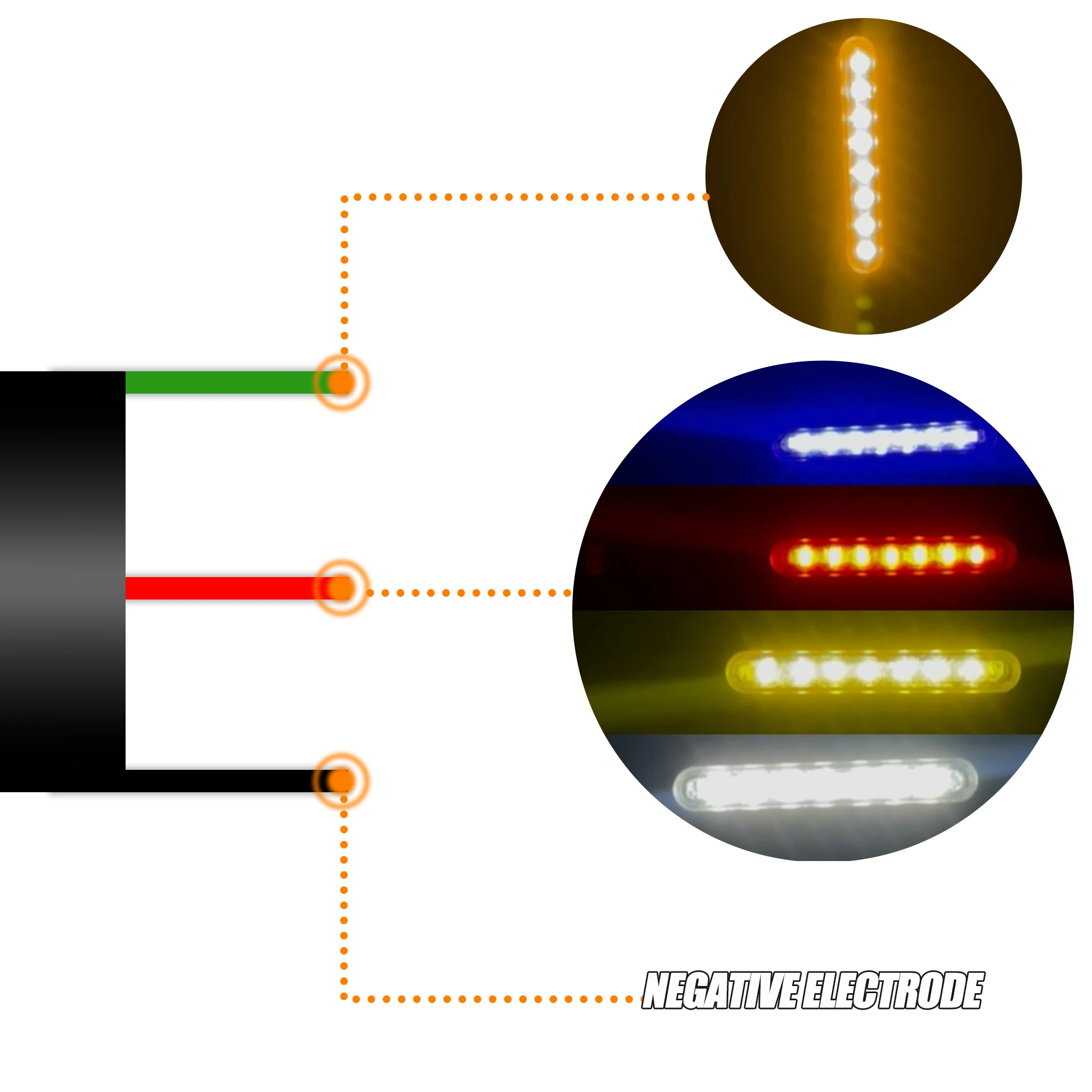 12V Motorcycle Turn Signals Light LED Indicator Lights For Honda Suzuki Kawasaki ATV Scooter Supermoto DRL Modified Accessories