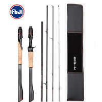 1.98m 2.28m Lure Fishing Rod Fuji Ring 40T Hight Carbon Fiber Spinning Casting Fishing Rod Bait Weight 5-28g Travel Fishing Pole